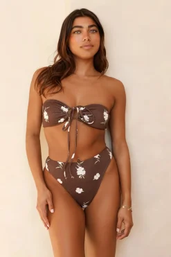 Amalfi String Tie Bandeau Bikini Top