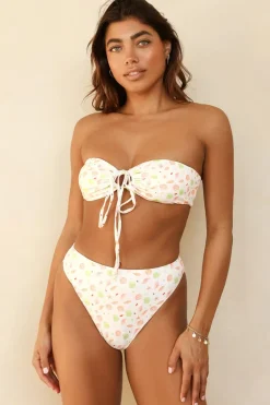 Amalfi String Tie Bandeau Bikini Top