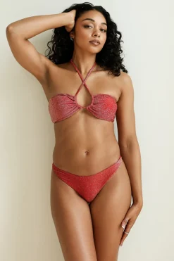 Amalfi String Tie Bandeau Bikini Top