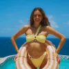 Baby Yellow Bandeau Super Cheeky Set