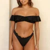 Black Siren Bandeau Cheeky Set