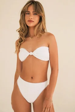 Bunny Knotted Bandeau Bikini Top