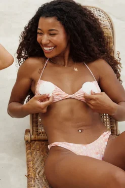 Coral Garden Bandeau Cheeky Set