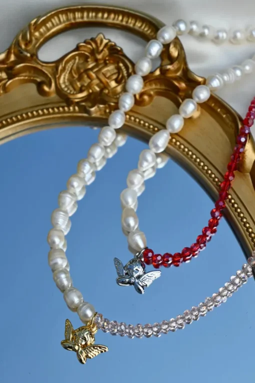 Dreamsbaby Jewels x Dippin Daisys Gold Cherub Necklace
