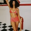 Flame Triangle Thong Set
