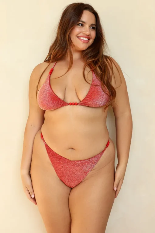 Flame Triangle Thong Set