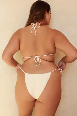 Gardenia Seashell Palm Triangle Cheeky Set