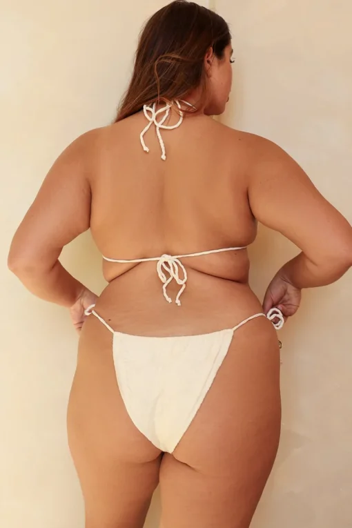 Gardenia Seashell Palm Triangle Cheeky Set