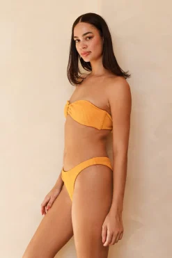 Lotus Bandeau Bikini Top