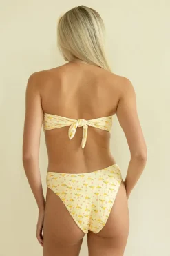 Lotus Bandeau Bikini Top