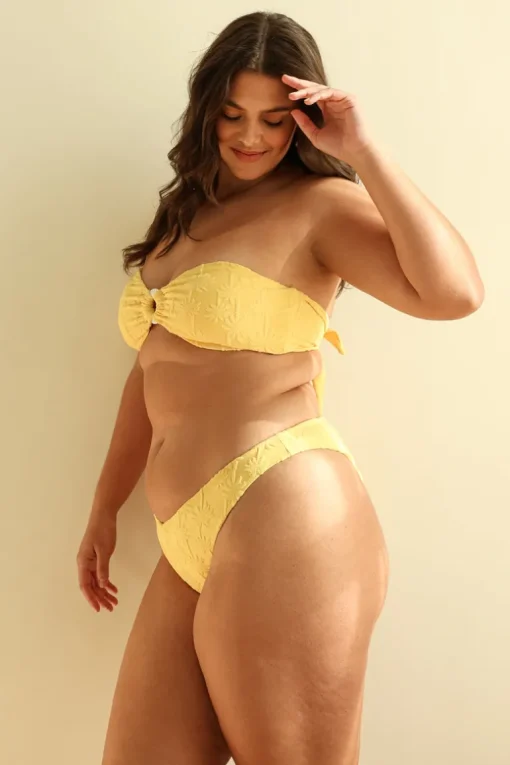 Lotus Bandeau Bikini Top