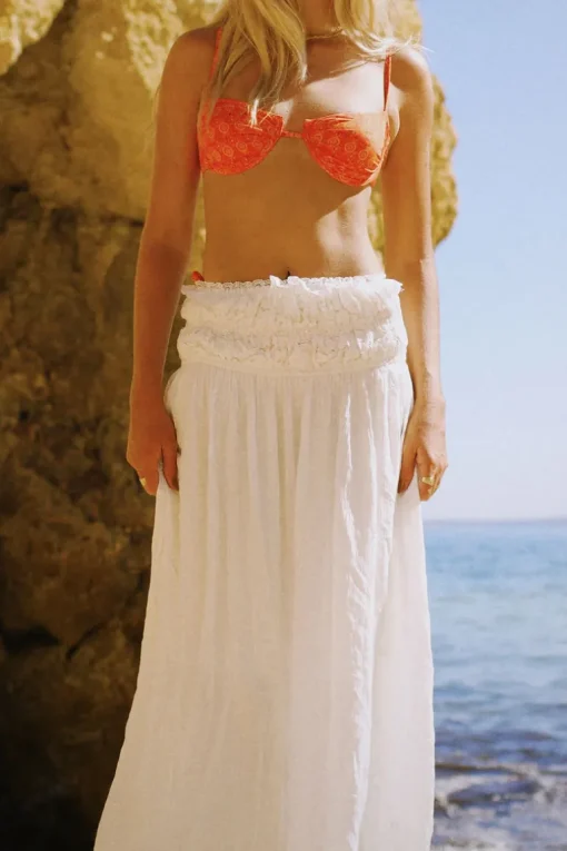 Moonflower Flowy Midi Skirt