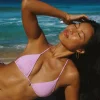 Palm Triangle Bikini Top