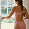 Seashore High Waist Cheeky Bikini Bottom