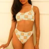 Seashore High Waist Cheeky Bikini Bottom