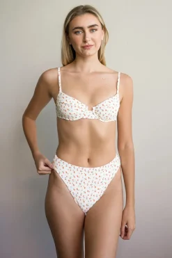 Seashore High Waist Cheeky Bikini Bottom