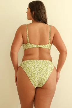 Seashore High Waist Cheeky Bikini Bottom