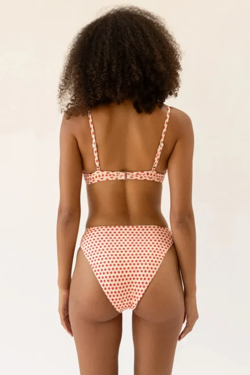 Seashore High Waist Cheeky Bikini Bottom