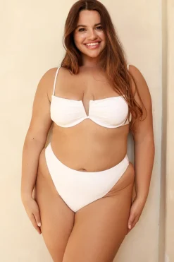 Seashore High Waist Cheeky Bikini Bottom