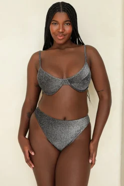 Seashore High Waist Cheeky Bikini Bottom