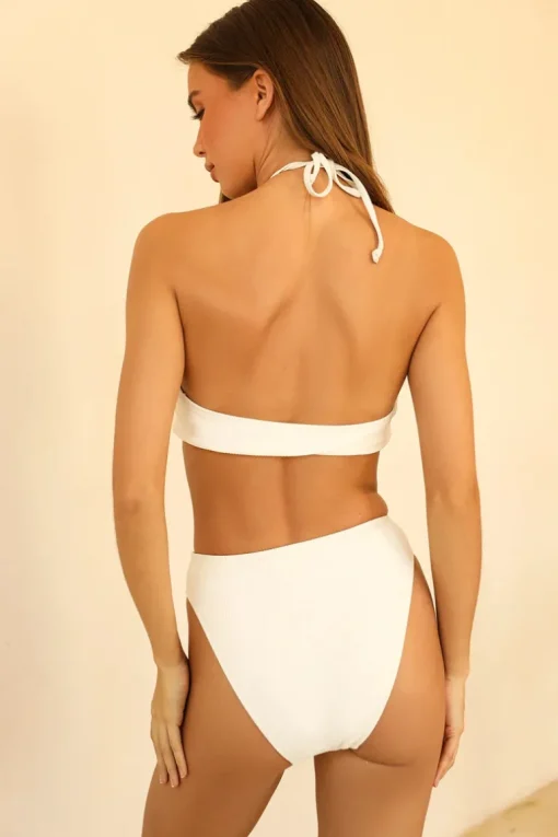 Seashore High Waist Cheeky Bikini Bottom