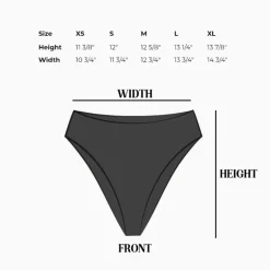 Seashore High Waist Cheeky Bikini Bottom