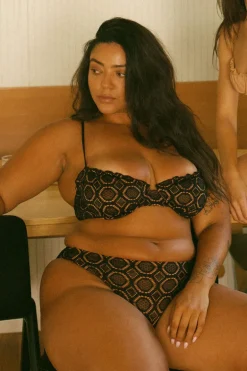 Seashore High Waisted Bikini Bottom