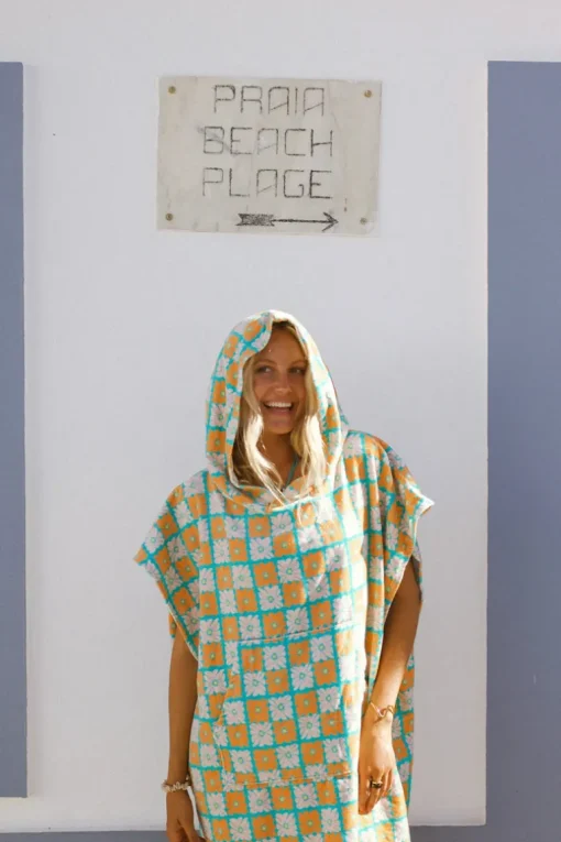 Surf Sleeveless Oversized Poncho