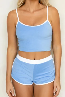 Surfs Up/White Tankini Full Set