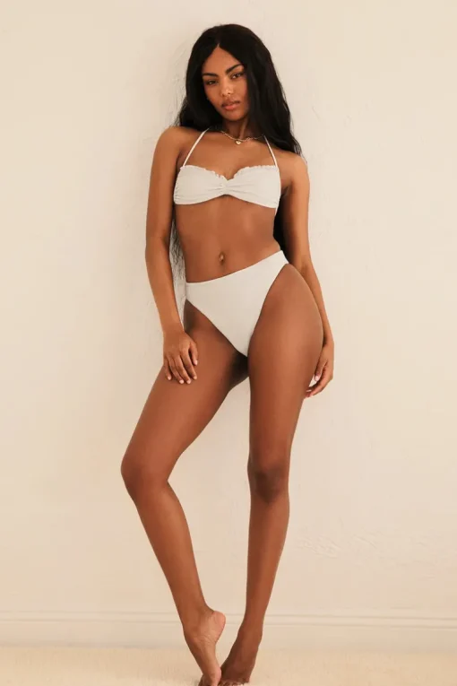Valentina Tie Straps Bandeau Bikini Top