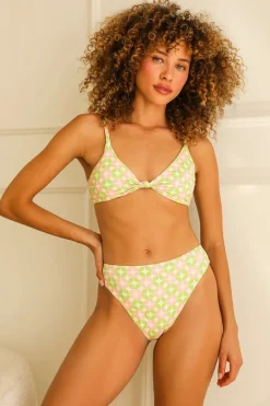 Zen Knotted Triangle Bikini Top