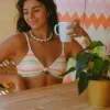 Zen Knotted Triangle Bikini Top