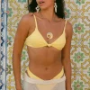Zen Knotted Triangle Bikini Top