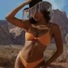 Zen Knotted Triangle Bikini Top