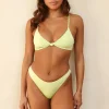 Zen Knotted Triangle Bikini Top