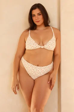 Zen Knotted Triangle Bikini Top