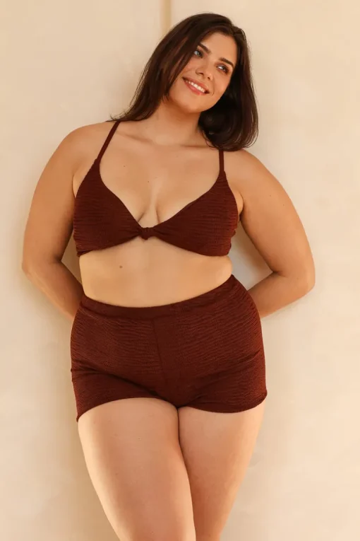 Zen Knotted Triangle Bikini Top